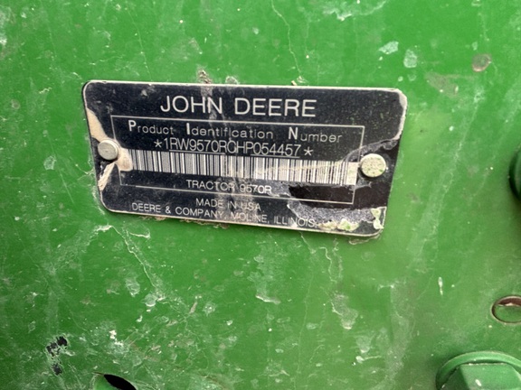 2017 John Deere 9570R Tractor 4WD