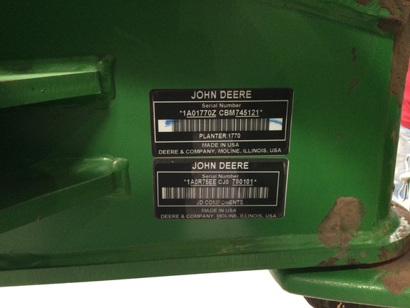 2012 John Deere 1770NT CCS Planter