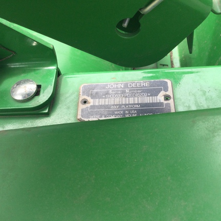2012 John Deere 630F Header Combine