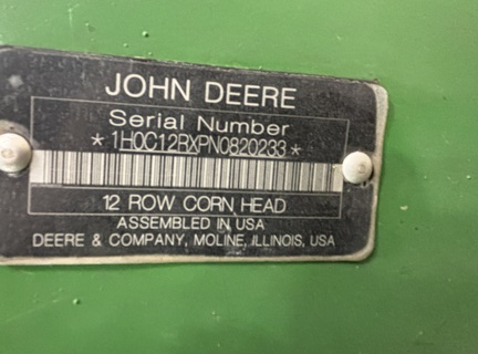 2022 John Deere C12R Header Corn Head