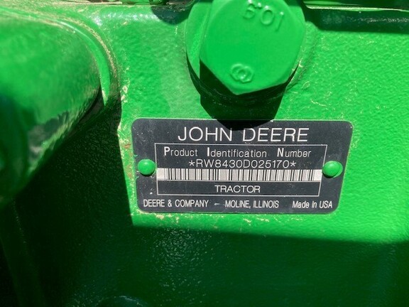 2008 John Deere 8430 Tractor