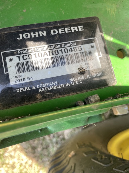 2010 John Deere Z910A Mower/Zero Turn