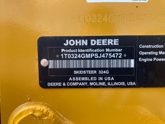2025 John Deere 324G Skid Steer Loader