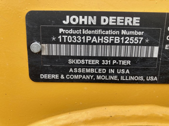 2025 John Deere 331 P Compact Track Loader