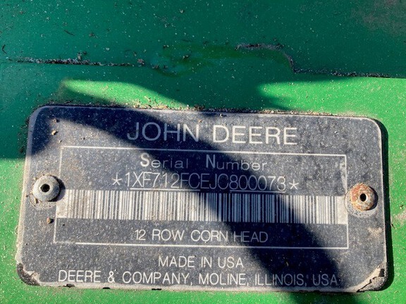 2018 John Deere 712FC Header Corn Head