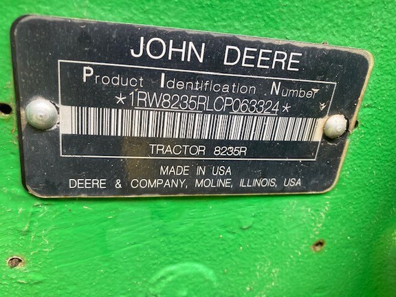 2012 John Deere 8235R Tractor