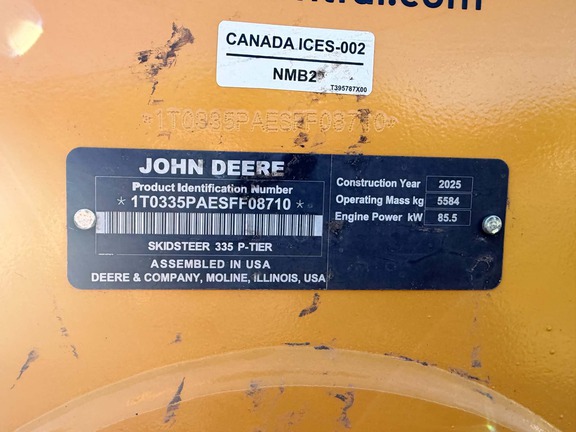 2025 John Deere 317G Compact Track Loader
