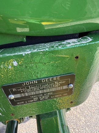 2023 John Deere 6105E Cab Tractor