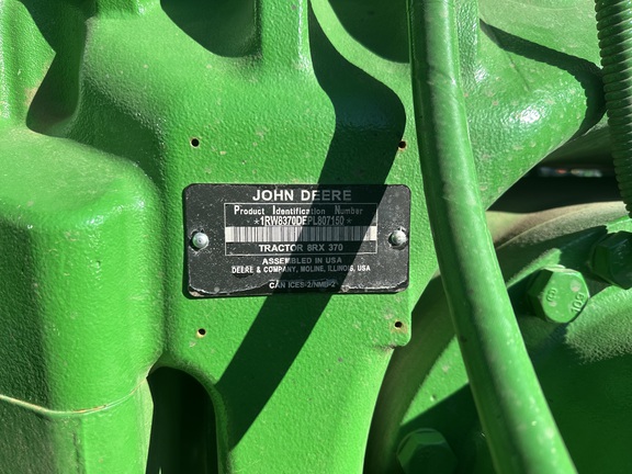 2023 John Deere 8RX 370 Tractor Rubber Track