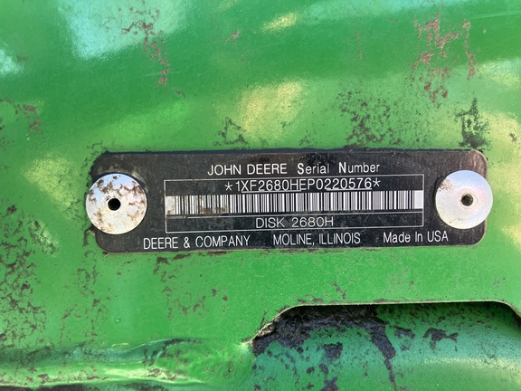 2023 John Deere 2680H Disk