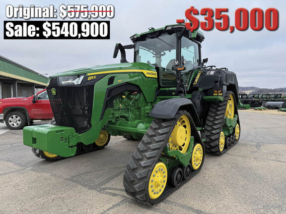 2024 John Deere 8RX 370 Tractor Rubber Track
