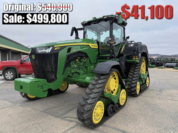 2024 John Deere 8RX 370 Tractor Rubber Track