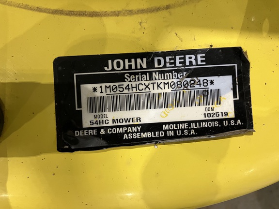 2019 John Deere X739 Garden Tractor