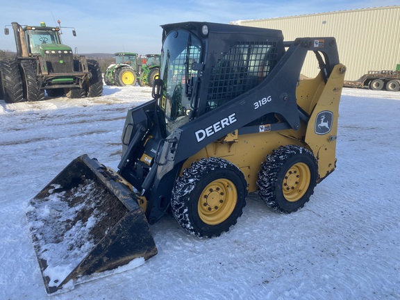 2021 John Deere 318G Skid Steer Loader