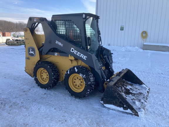 2021 John Deere 318G Skid Steer Loader