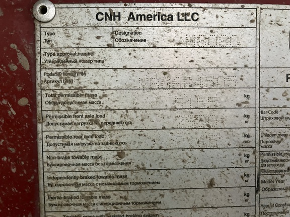 2012 New Holland H8080 Windrower