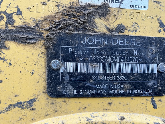 2022 John Deere 333G Compact Track Loader