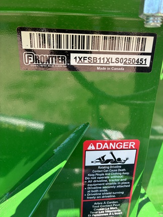 2025 John Deere SB1174 Attachments