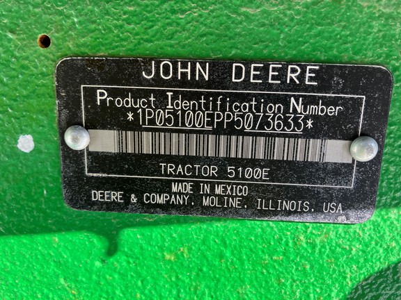 2023 John Deere 5100E Tractor