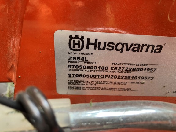 2024 Husqvarna Z554L Mower/Zero Turn