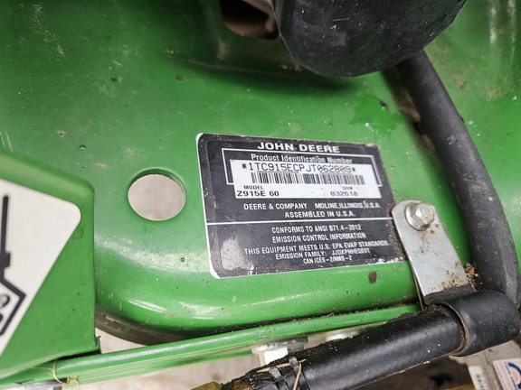 2018 John Deere Z915E Mower/Zero Turn
