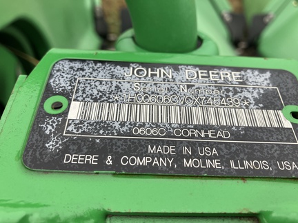 2012 John Deere 606C Header Corn Head