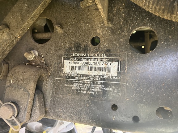 2020 John Deere X739 Garden Tractor