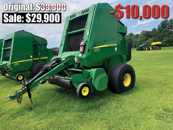 2018 John Deere 460M Baler/Round