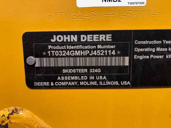 2023 John Deere 324G Skid Steer Loader