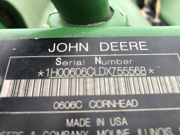 2013 John Deere 606C Header Corn Head