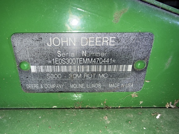 2021 John Deere S300 Mower Conditioner