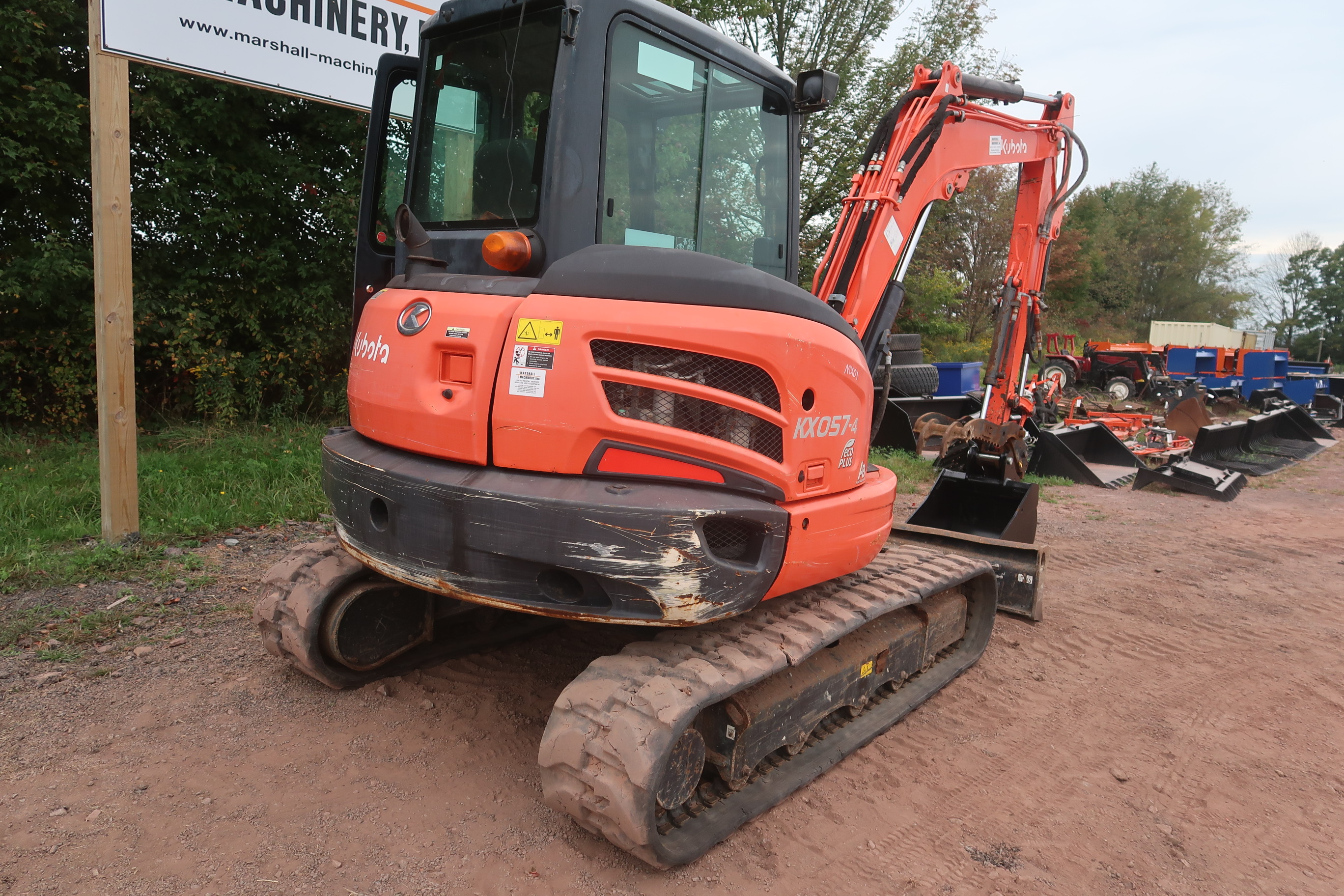 2020 Kubota KX057-4R3AP Excavator