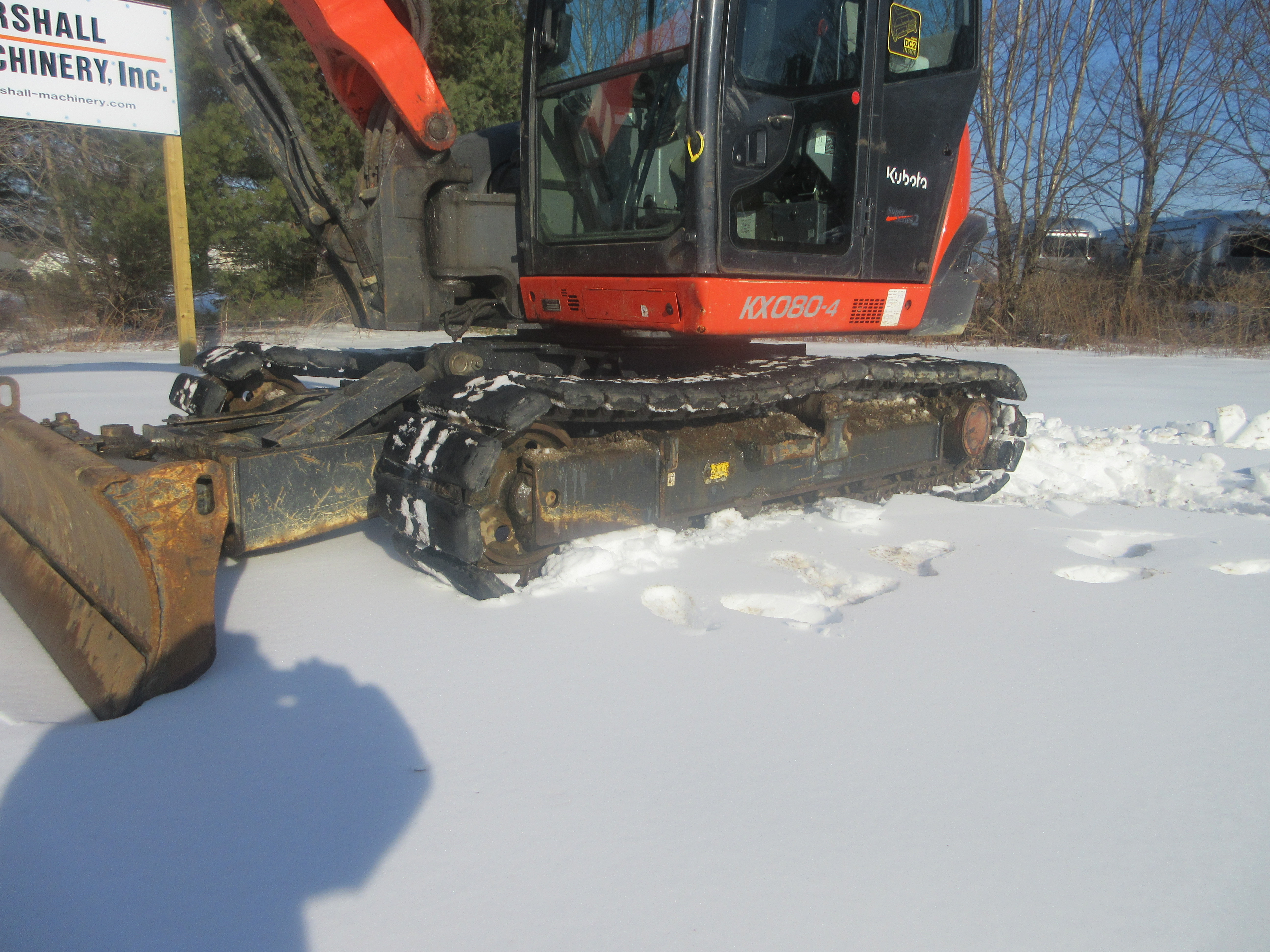 2021 Kubota KX080-4S2R3A Excavator