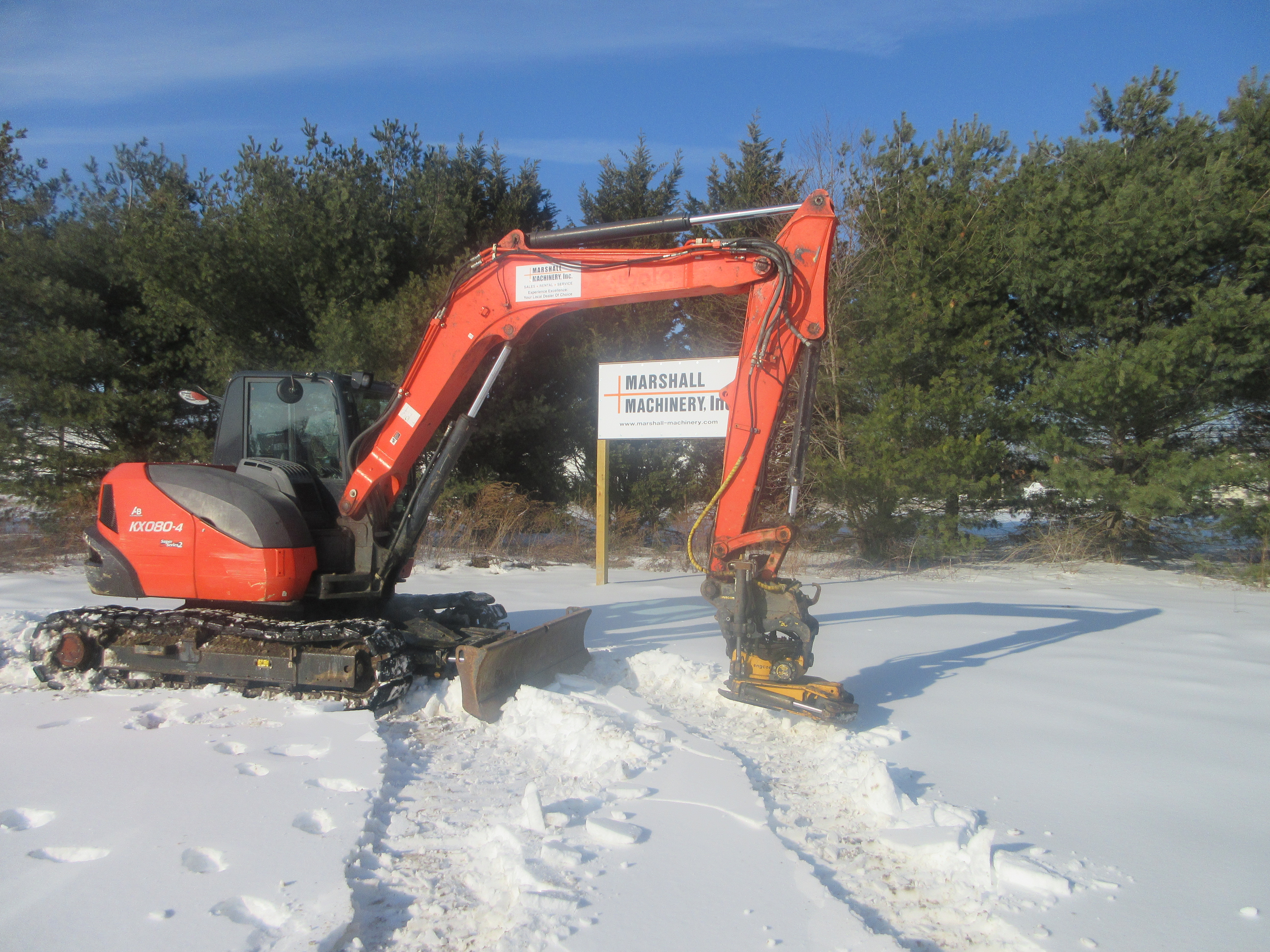 2021 Kubota KX080-4S2R3A Excavator