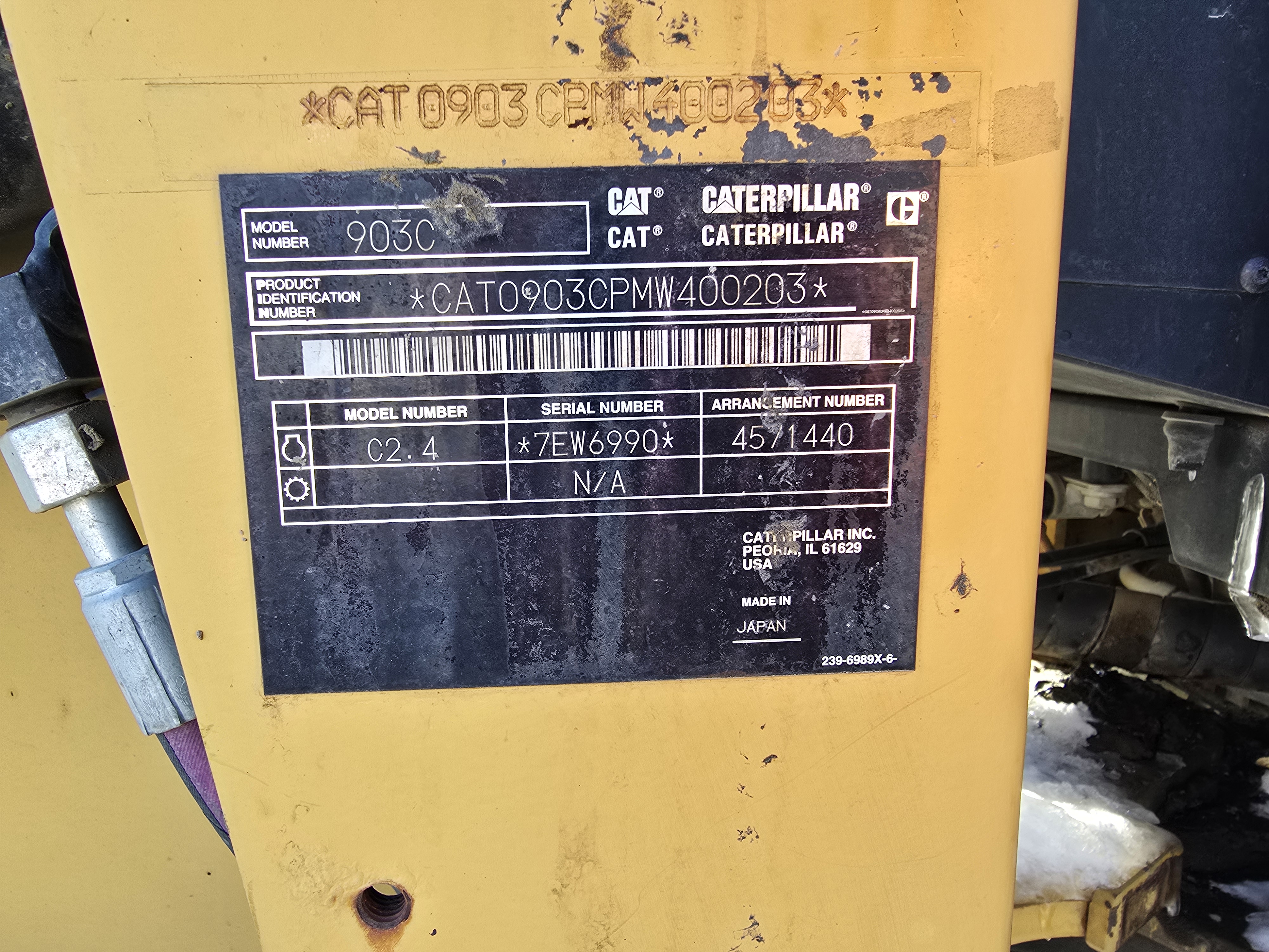 2015 Caterpillar 903C Wheel Loader