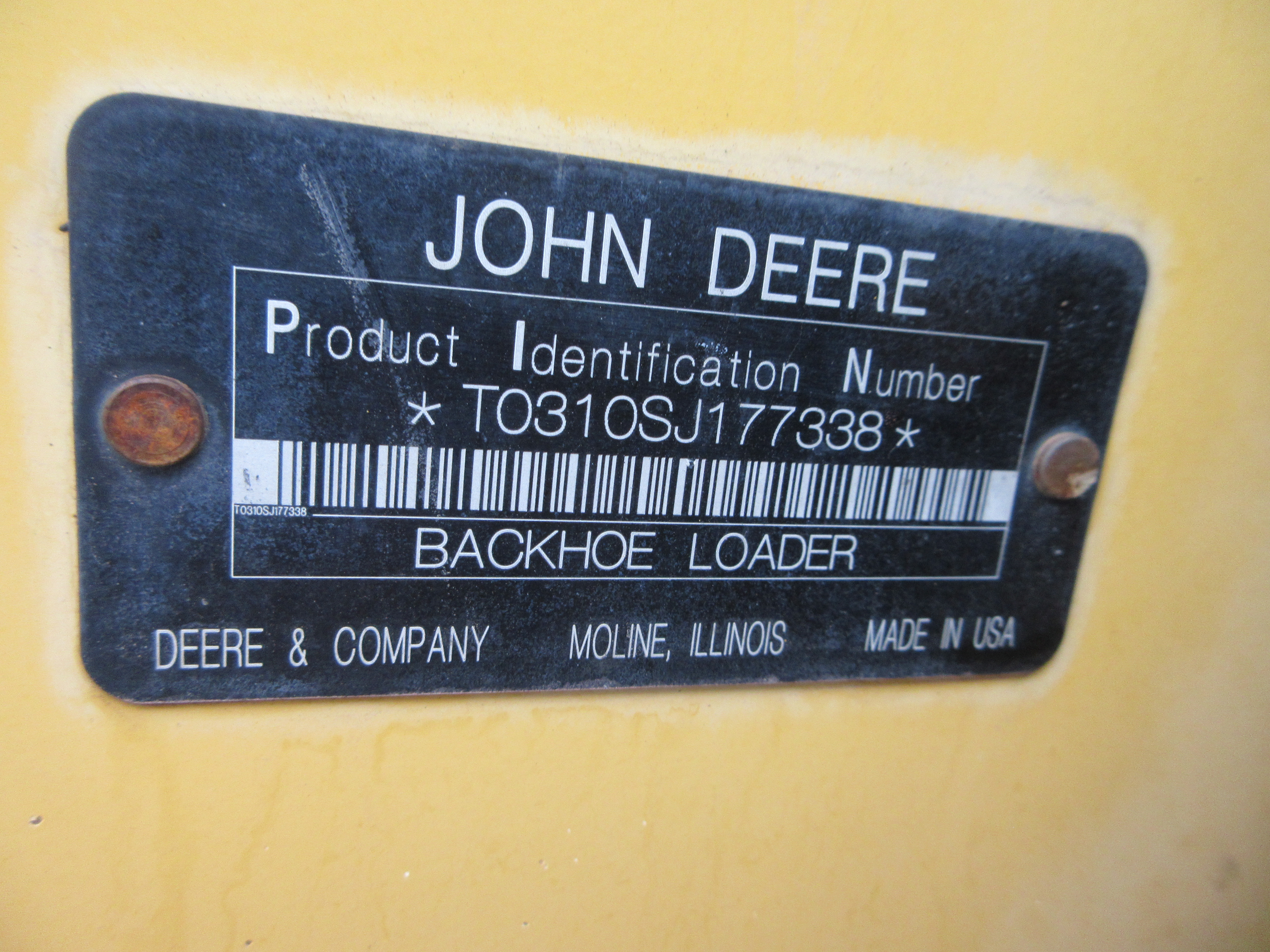 2009 John Deere 310SJ Tractor Loader Backhoe