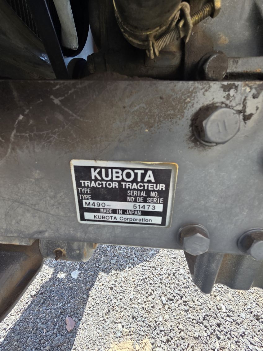2001 Kubota M4900SD Tractor