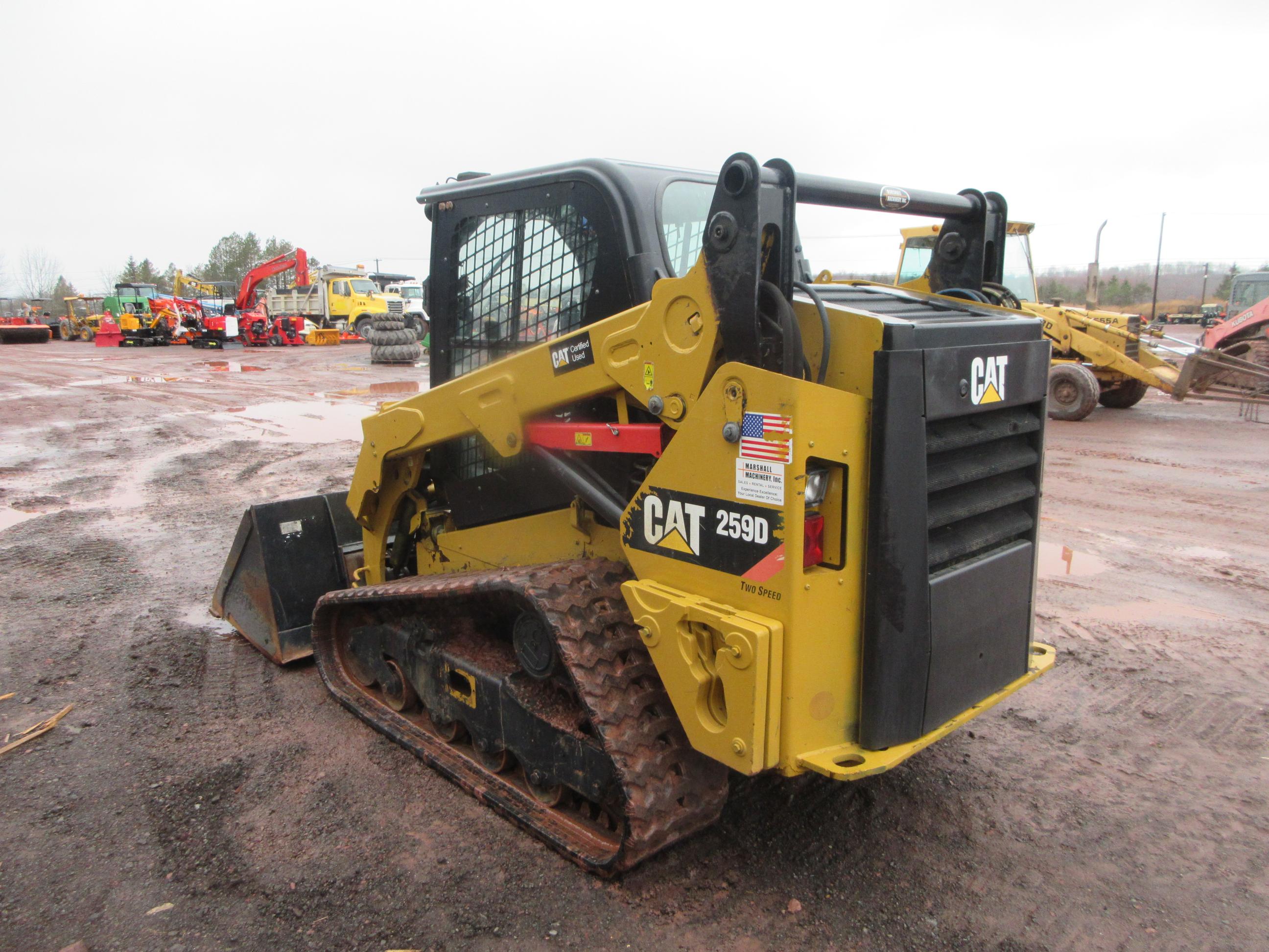 2018 Caterpillar 259D Skid Steer Loader