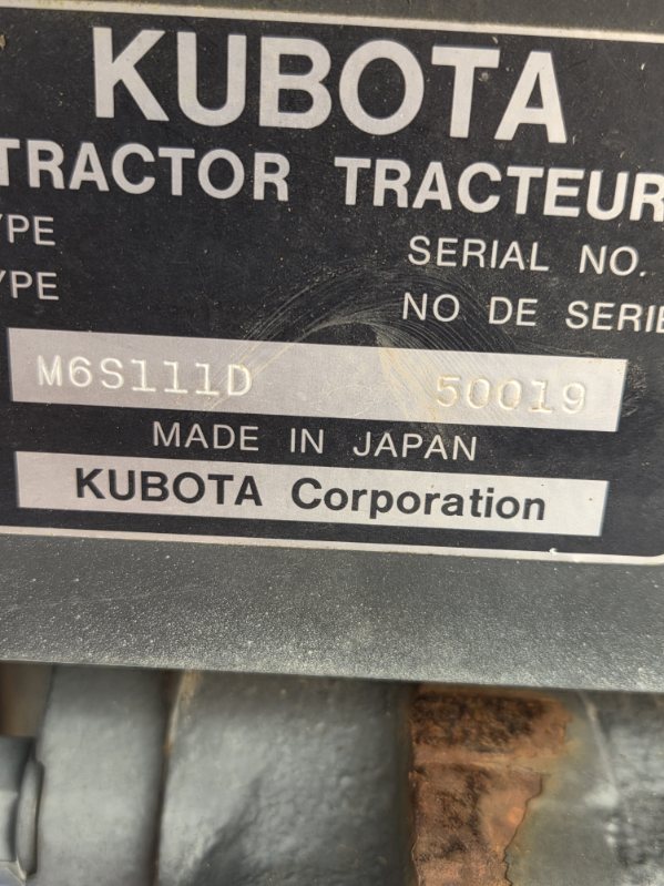 2018 Kubota M6S-111SDSC Tractor