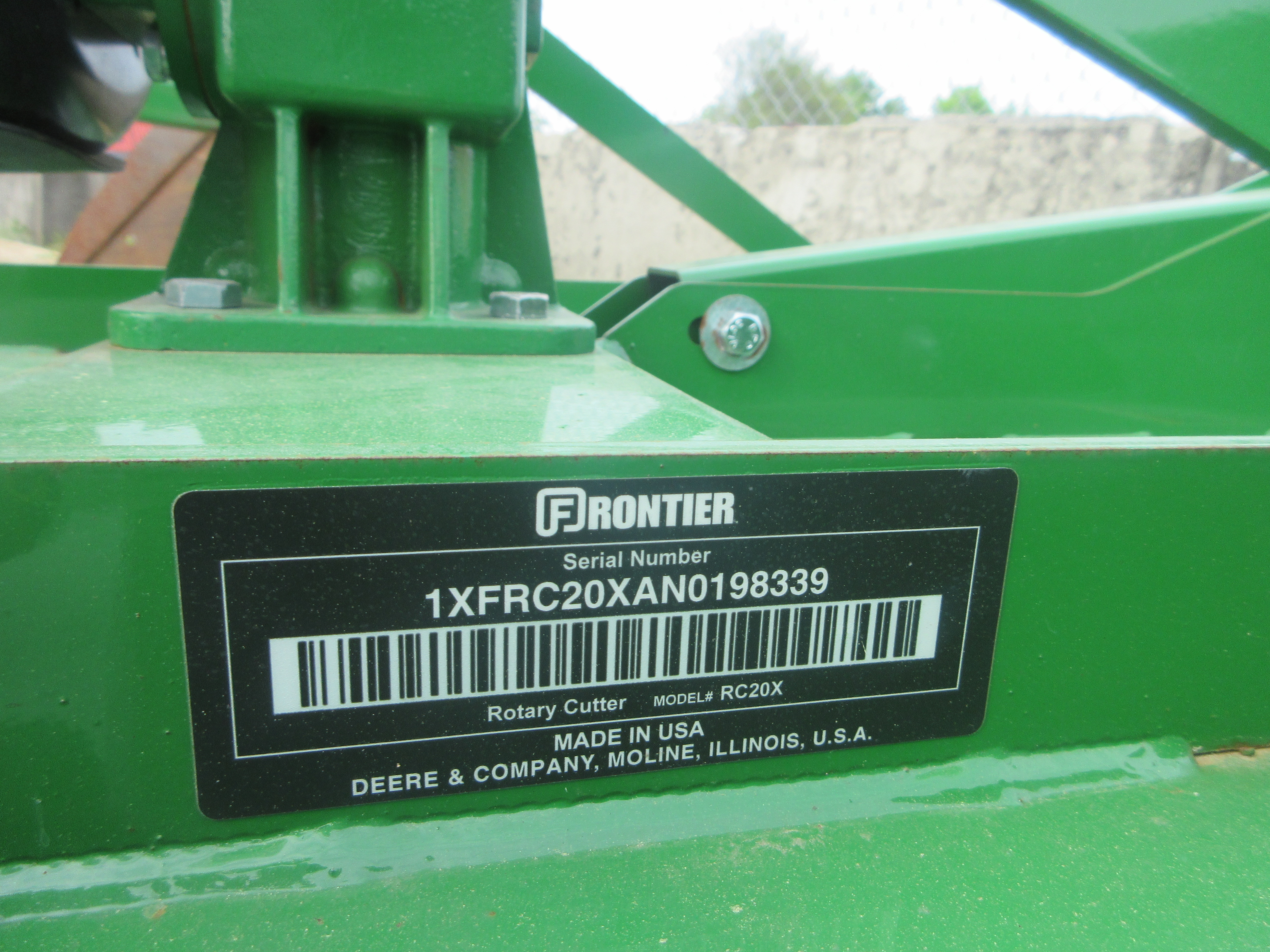 2023 Frontier RC2048 Mower/Rotary Cutter