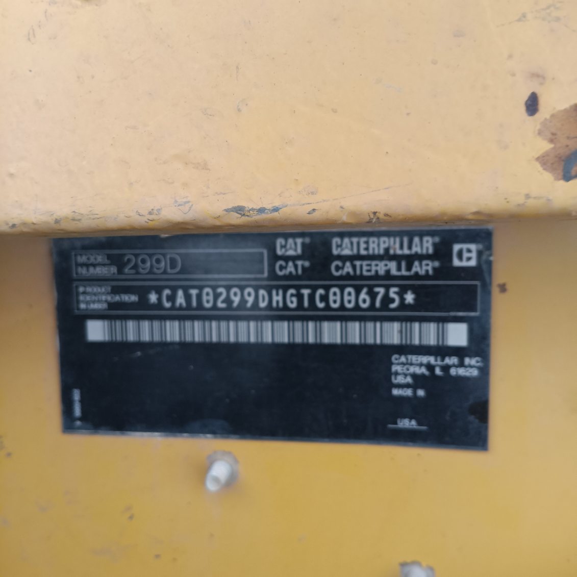 2014 Caterpillar 299D Skid Steer Loader