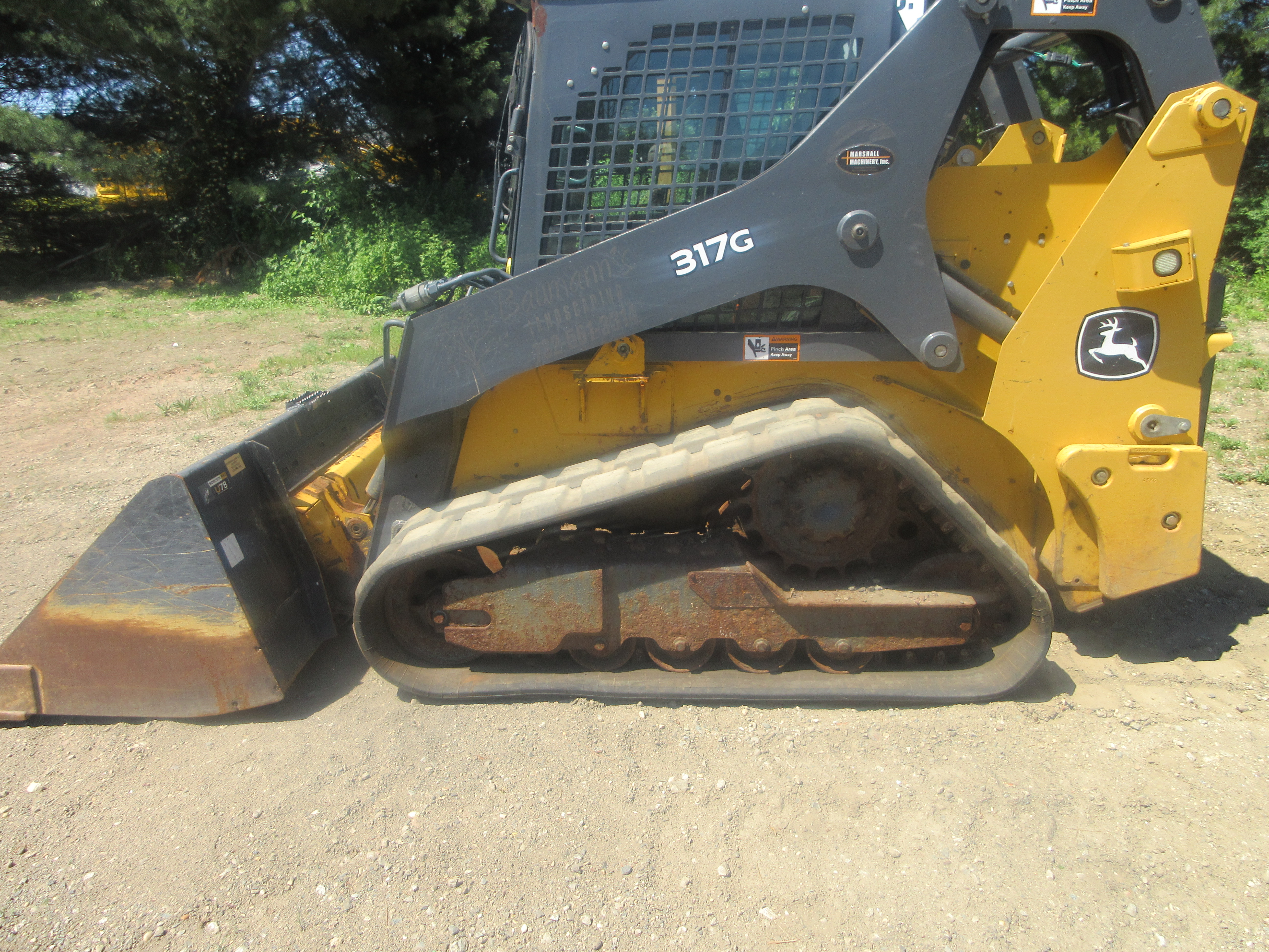 2017 John Deere 317G Skid Steer Loader