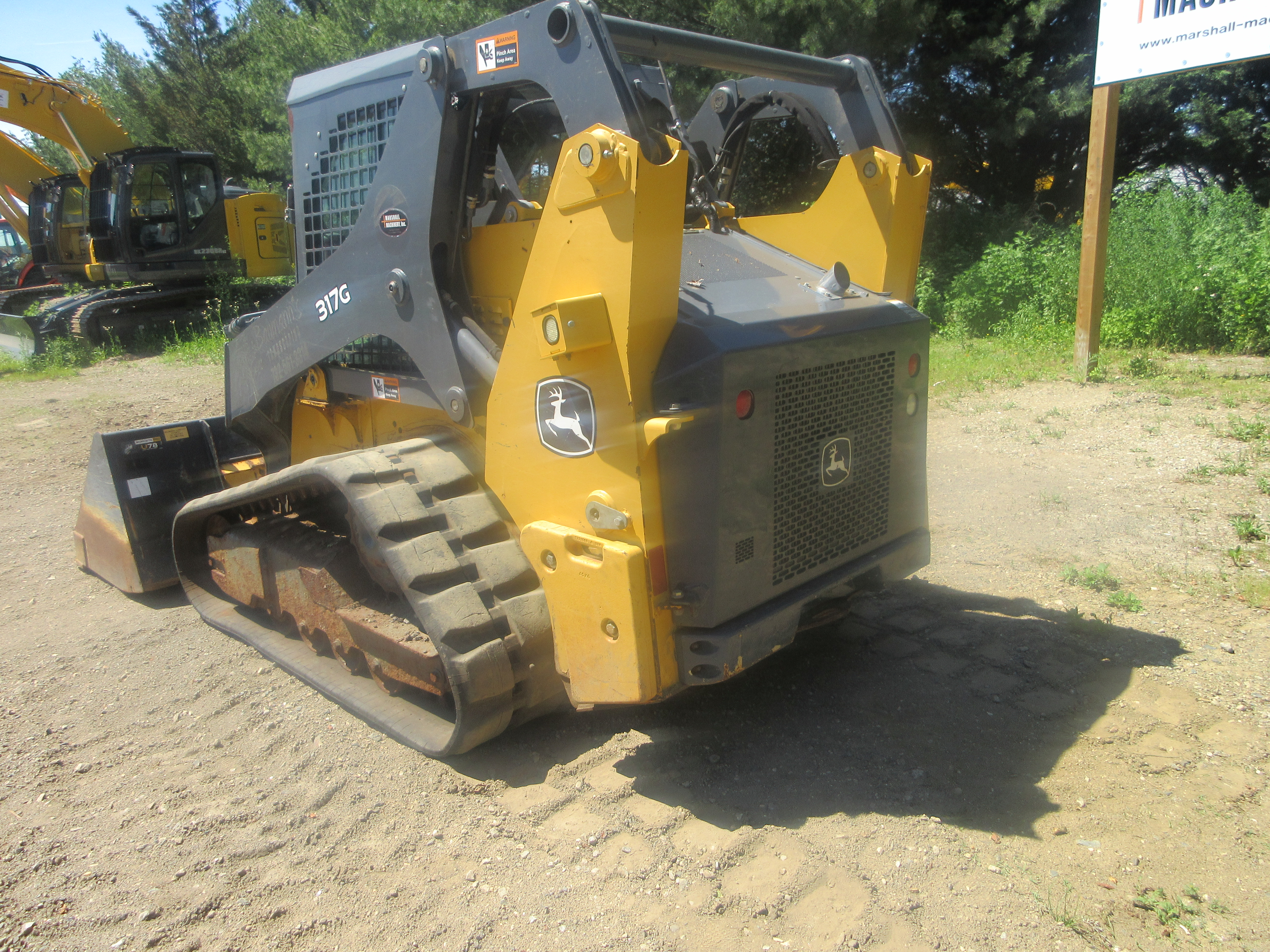 2017 John Deere 317G Skid Steer Loader