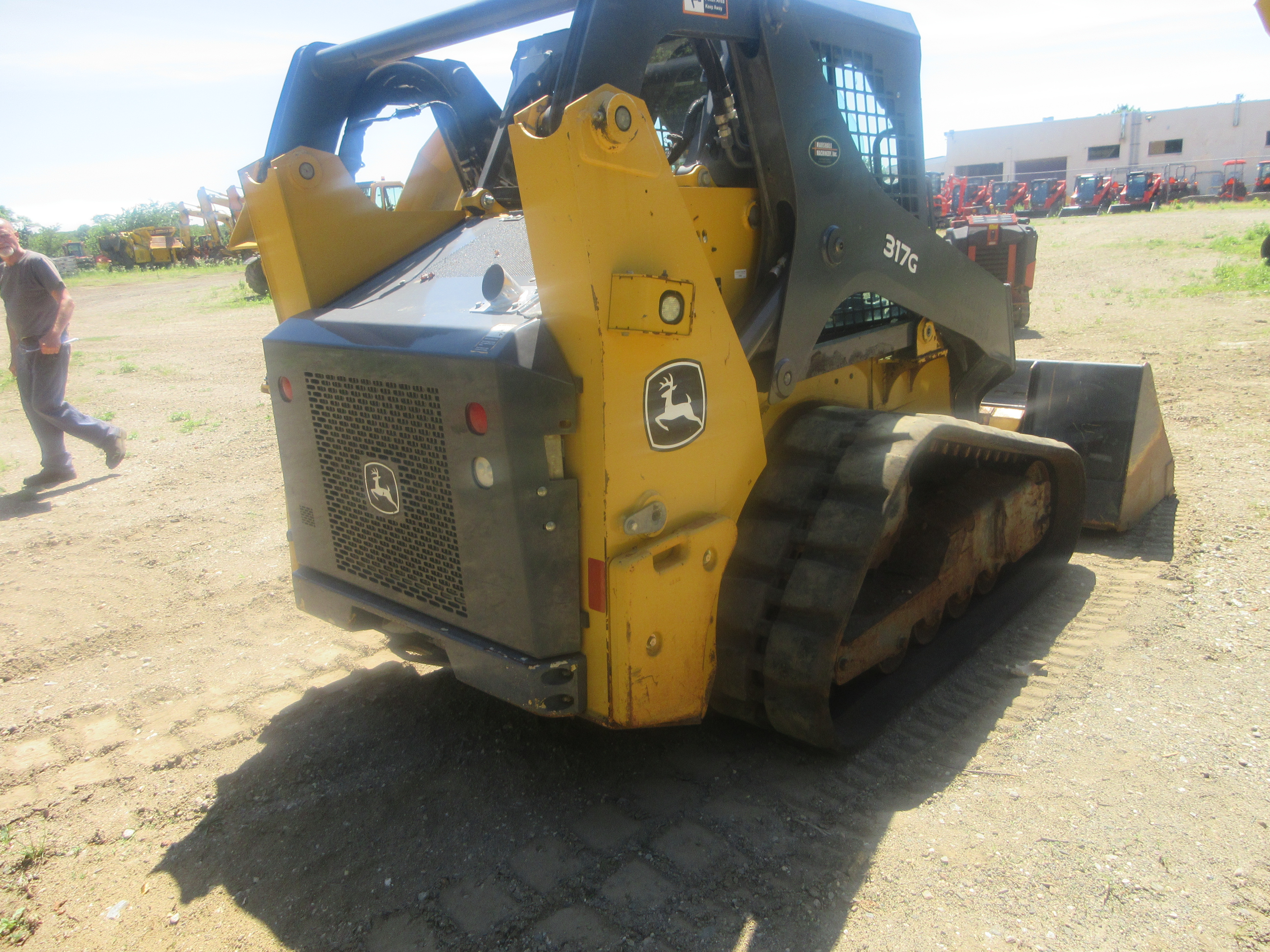 2017 John Deere 317G Skid Steer Loader