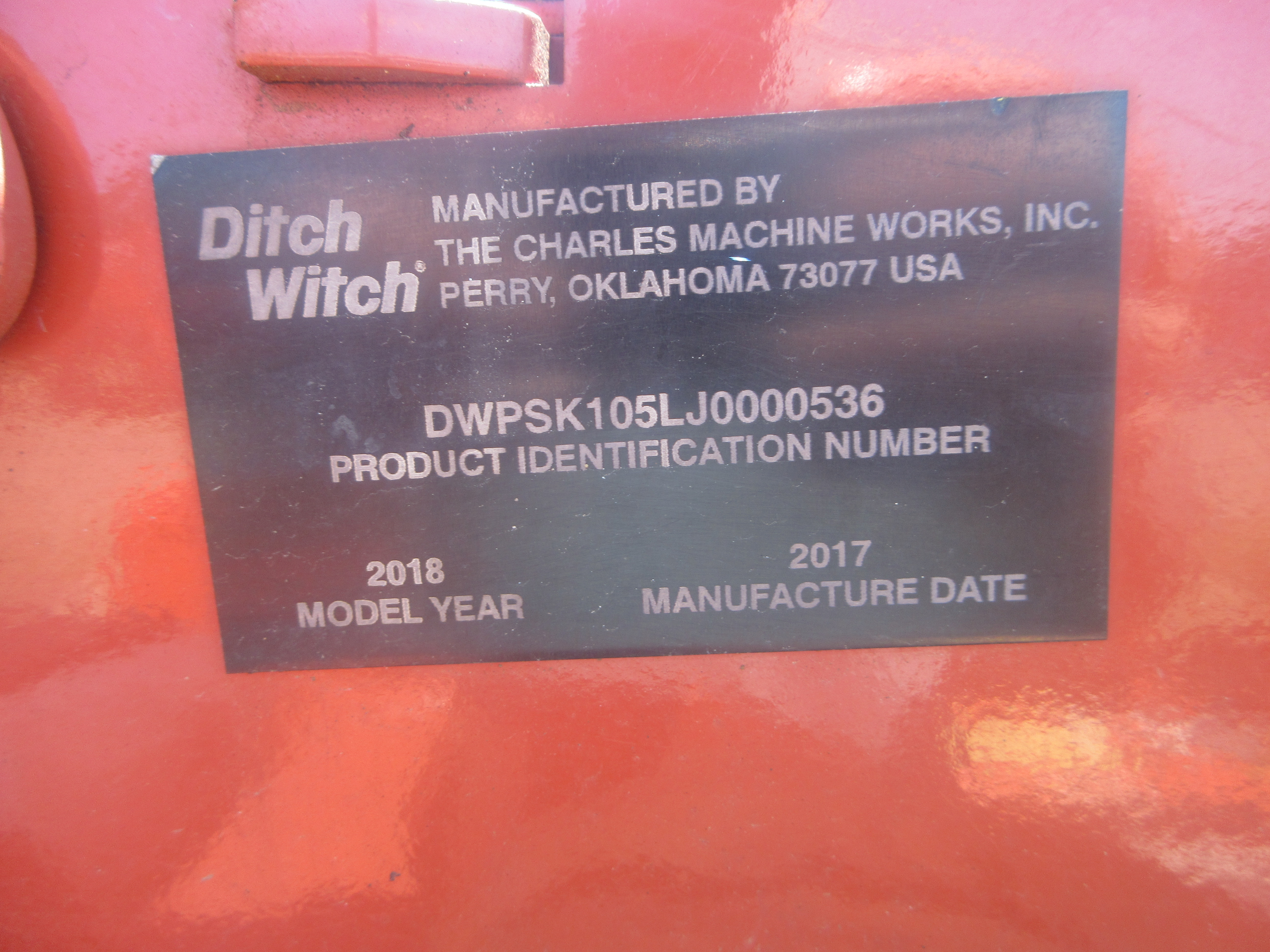 2018 Ditch Witch SK1050 Skid Steer Loader
