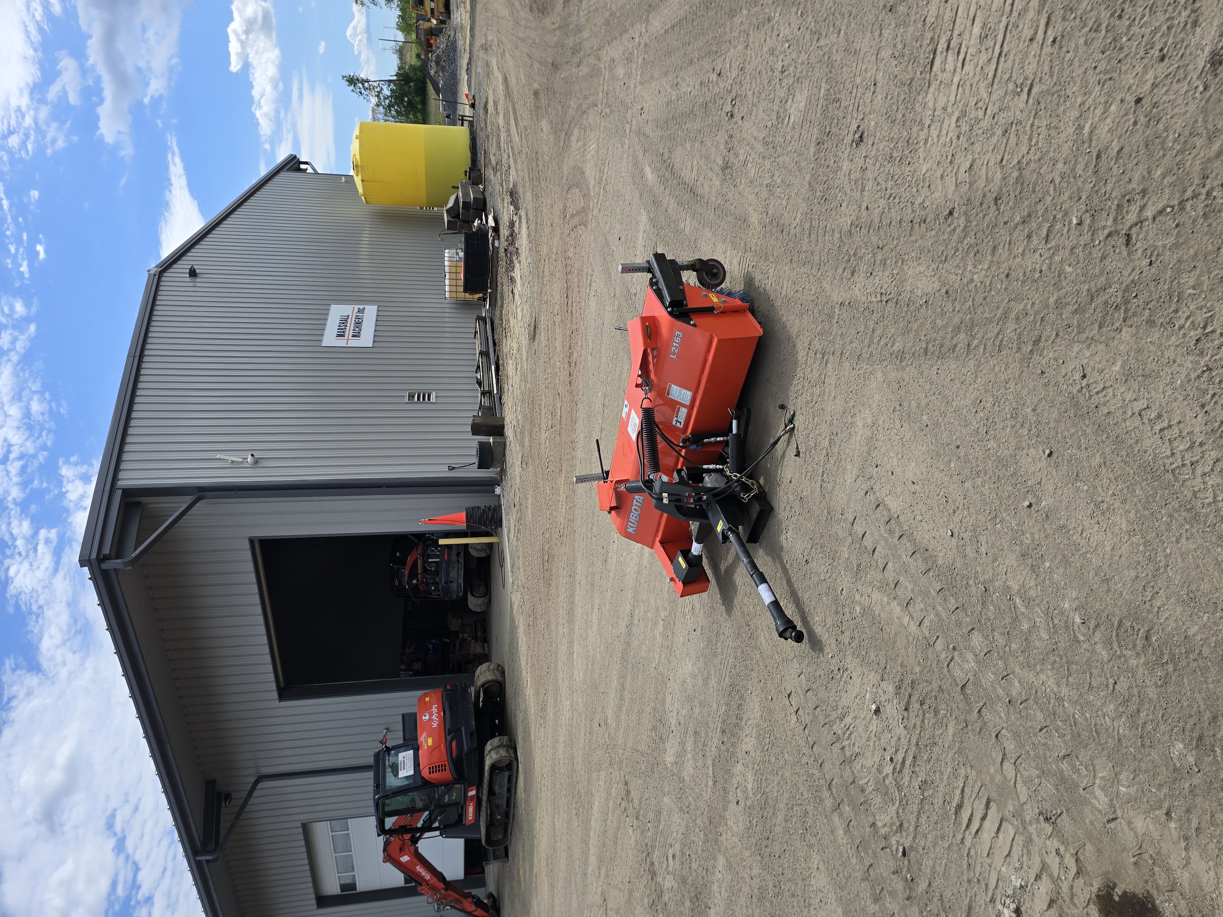 2024 Kubota L2163 Broom/Rotary Angle