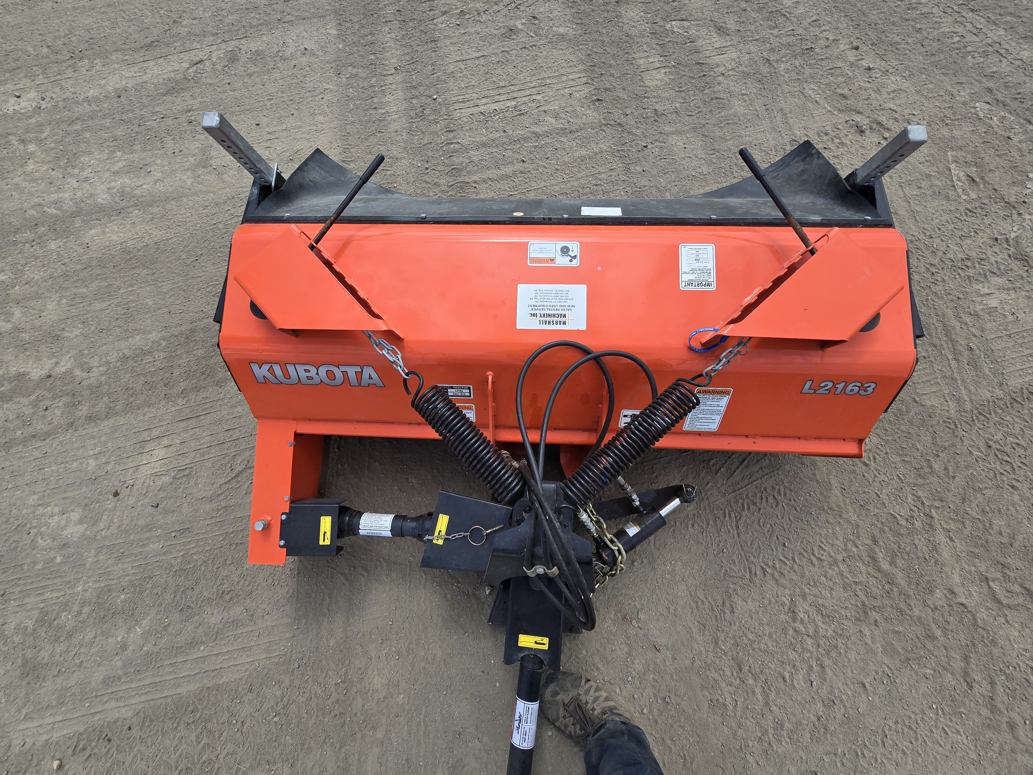 2024 Kubota L2163 Broom/Rotary Angle