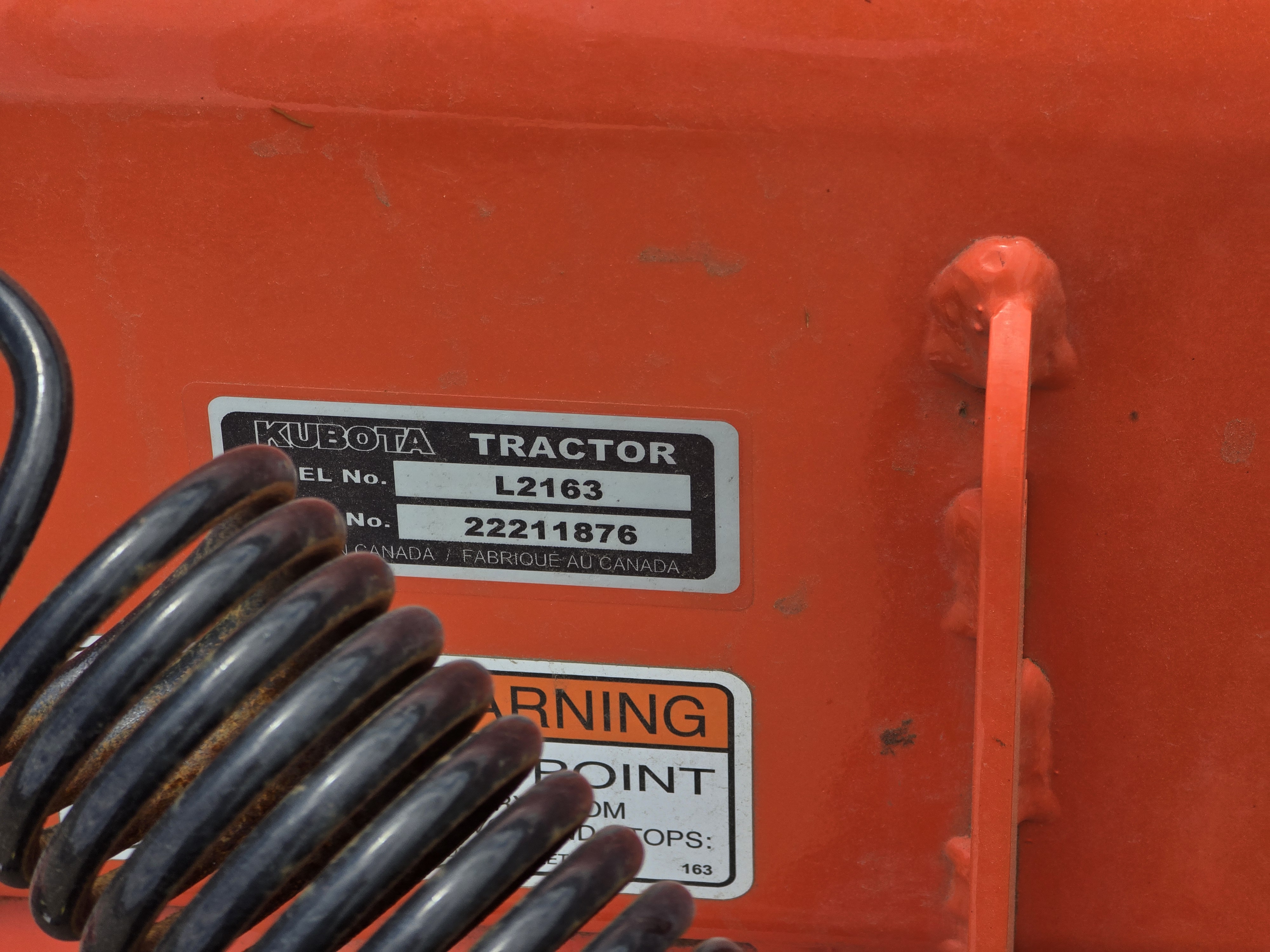 2024 Kubota L2163 Broom/Rotary Angle