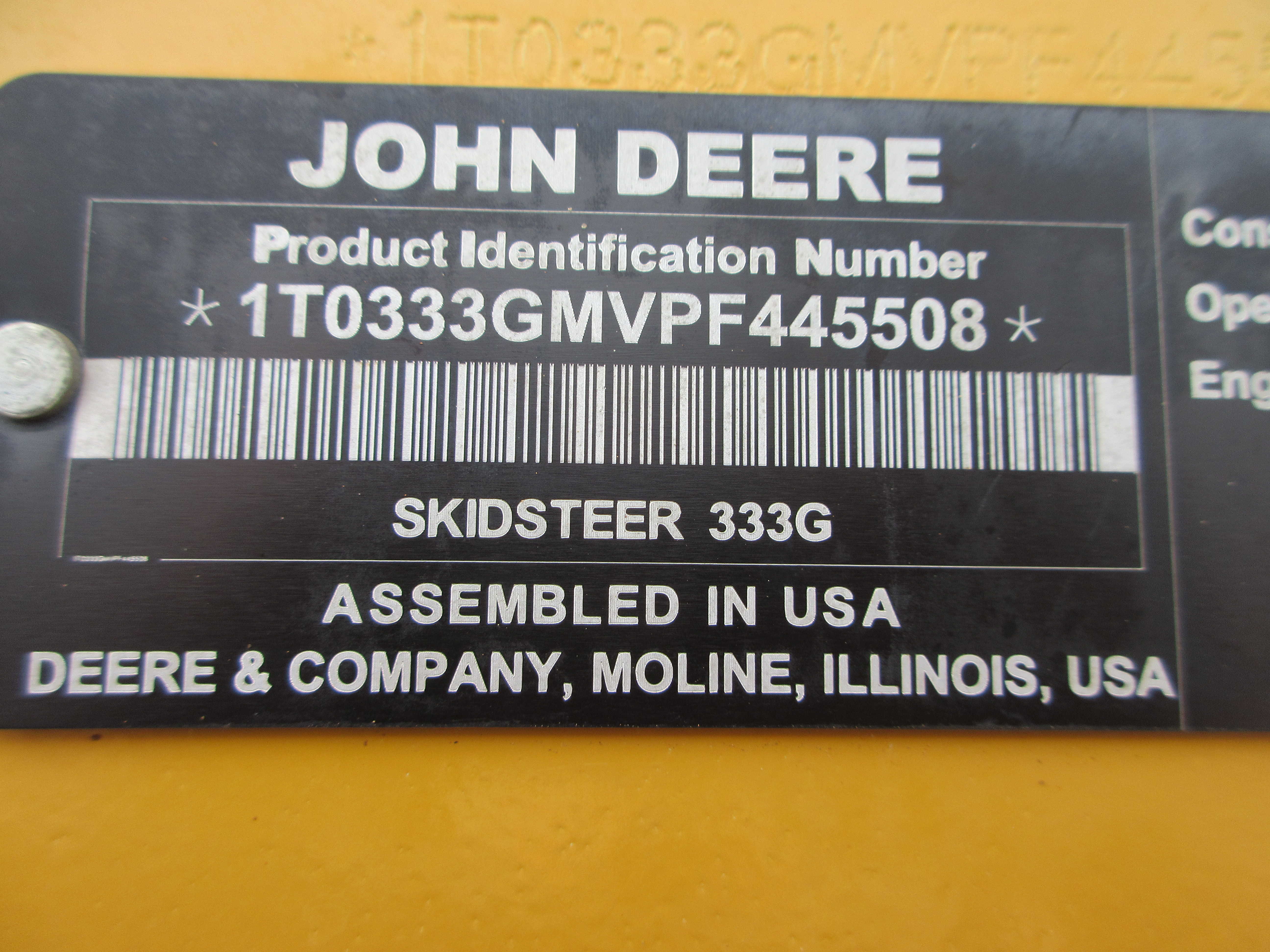 2023 John Deere 333G Skid Steer Loader