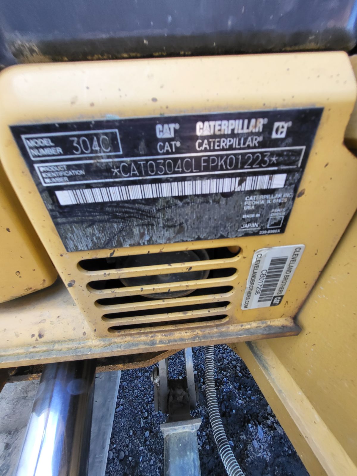 2006 Caterpillar 304C CR Excavator